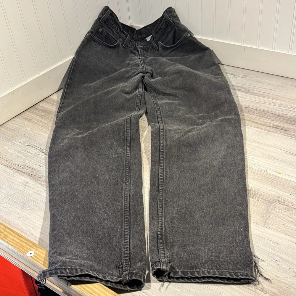 VTG Levi's 550 Jeans Men 32x32 Orange‎ Tab Black Relaxed Fit 90s *READ*